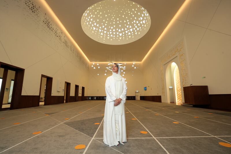 Mohamed Abdulkhaliq at Gargash Mosque in Dubai. Chris Whiteoak / The National