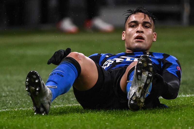 Inter Milan forward Lautaro Martinez. AFP