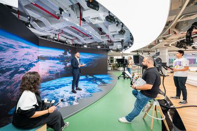 The blinx headquarters in Dubai Media City includes metaverse and extended reality studios. Photo: blinx