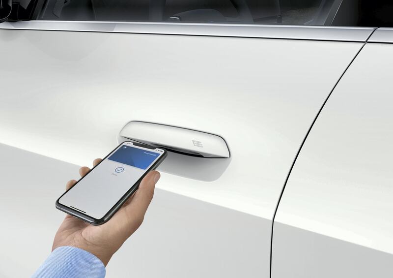 Need to get inside your i4? Phone it in.