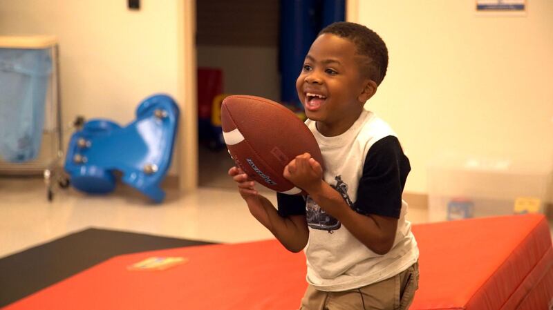 This undated handout photo courtesy of Children’s Hospital of Philadelphia obtained July 18, 2017 shows Zion Harvey.
The first child in the world to undergo a double hand transplant is now able to write, feed and dress himself, doctors said July 18, 2017, declaring the ground-breaking operation a success after 18 months. The report in The Lancet Child & Adolescent Health provides the first official medical update on 10-year old Zion Harvey, who underwent surgery to replace both hands in July 2015. "Eighteen months after the surgery, the child is more independent and able to complete day-to-day activities," said Sandra Amaral, a doctor at Children's Hospital of Philadelphia, where the operation took place. 
 / AFP PHOTO / Children's Hospital of Philadelphia / Handout / RESTRICTED TO EDITORIAL USE - MANDATORY CREDIT "AFP PHOTO / CHILDREN'S HOSPITAL OF PHILDELPHIA/HANDOUT" - NO MARKETING NO ADVERTISING CAMPAIGNS - DISTRIBUTED AS A SERVICE TO CLIENTS

