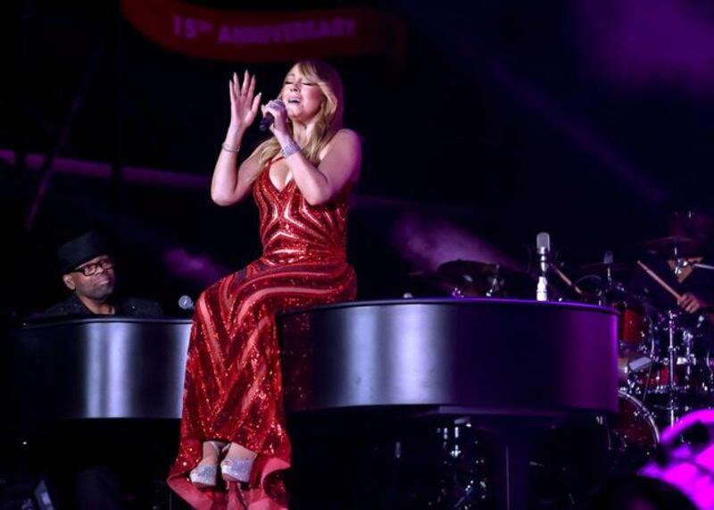 Mariah Carey was the headliner at the Emirates Airlines Dubai Jazz Fest on February 23, 2017. Victor O. Besa for The National