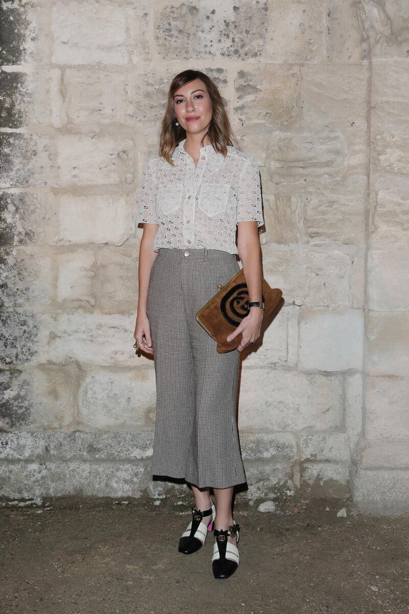 ARLES, FRANCE - MAY 30:  Gia Coppola attends the Gucci Cruise 2019 show at Alyscamps on May 30, 2018 in Arles, France.  (Photo by Vittorio Zunino Celotto/Getty Images for Gucci   ) *** Local Caption *** Gia Coppola