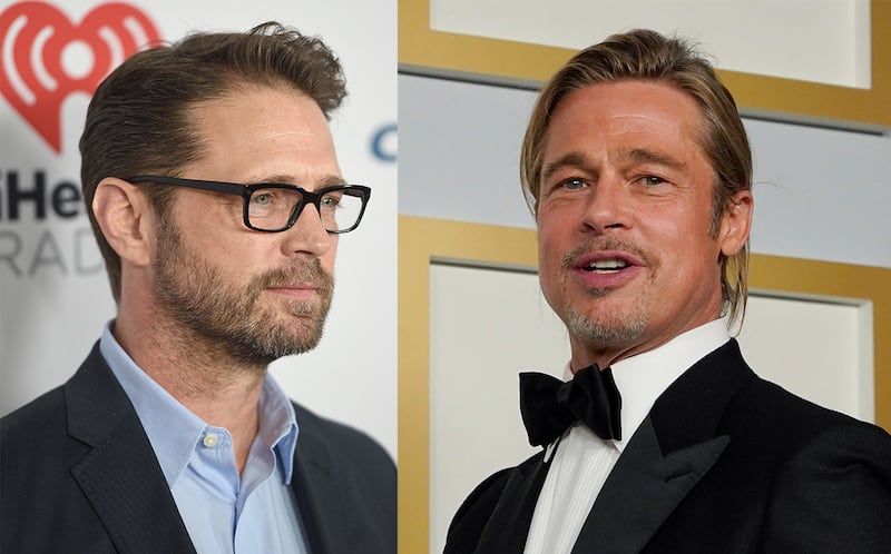 'Beverly Hills, 90201' star Jason Priestley and Brad Pitt lived together in the late 1980s. AFP