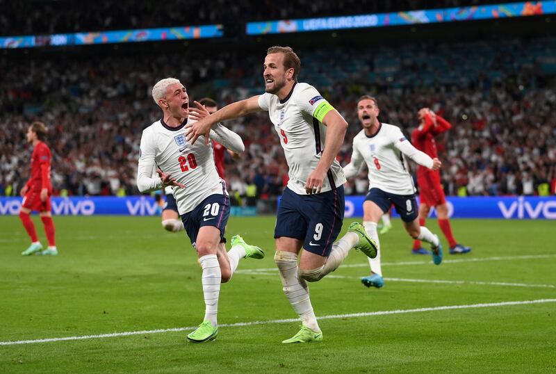 Harry Kane 8 - Early bending ball across goal towards Sterling as England flew out of the blocks. Shot over after 14 as England kept coming at the Danes. Otherwise frequently dropped deep and allowed runners to attack channels. Did that for the equaliser. Held ball up well; won free-kicks  England needed more quality in final third, but Kane gave it in the end. Took controversial penalty poorly. Saved. Swept equaliser in. Ecstasy. Incredible drama.