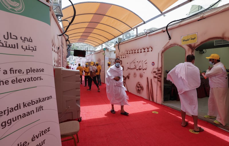 Visitors partake in the rituals of the great pilgrimage.