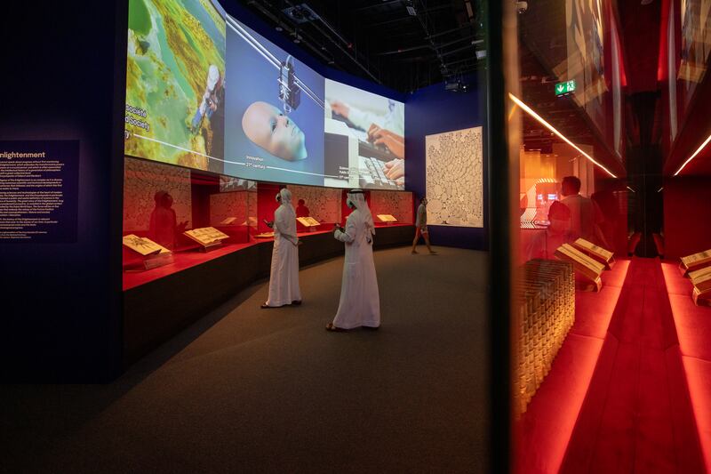 Inside France's pavilion. Photo: Katarina Premfors / Expo 2020 Dubai