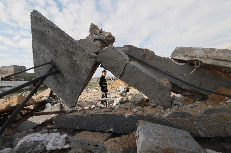 Destruction in Rafah, the southern Gaza Strip, as prospects for an Israel-Hamas ceasefire have dimmed. AFP
