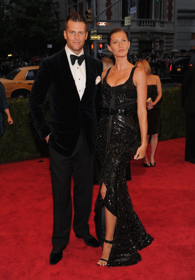 Brady and Bundchen attend the Met Gala at The Metropolitan Museum of Art on May 7, 2012, in New York City. Getty