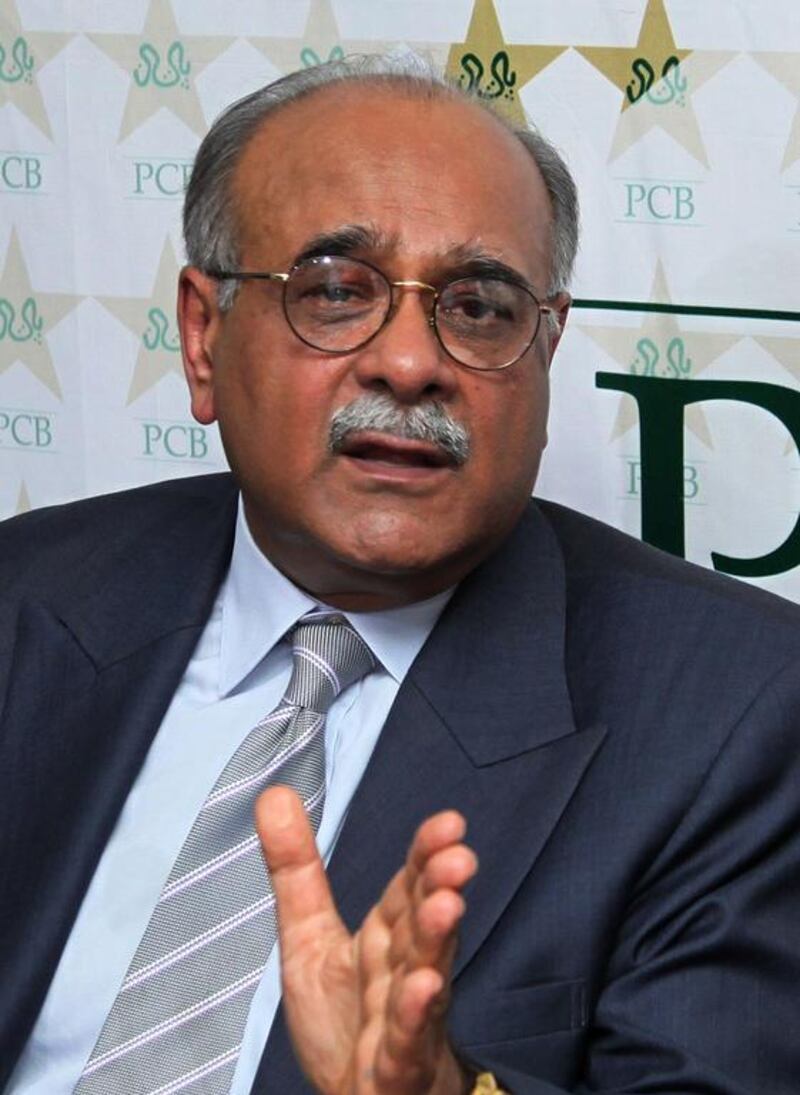 Former Pakistan Cricket Board (PCB) chairman Najam Sethi wants the top spot back. AFP PHOTO/Arif ALI