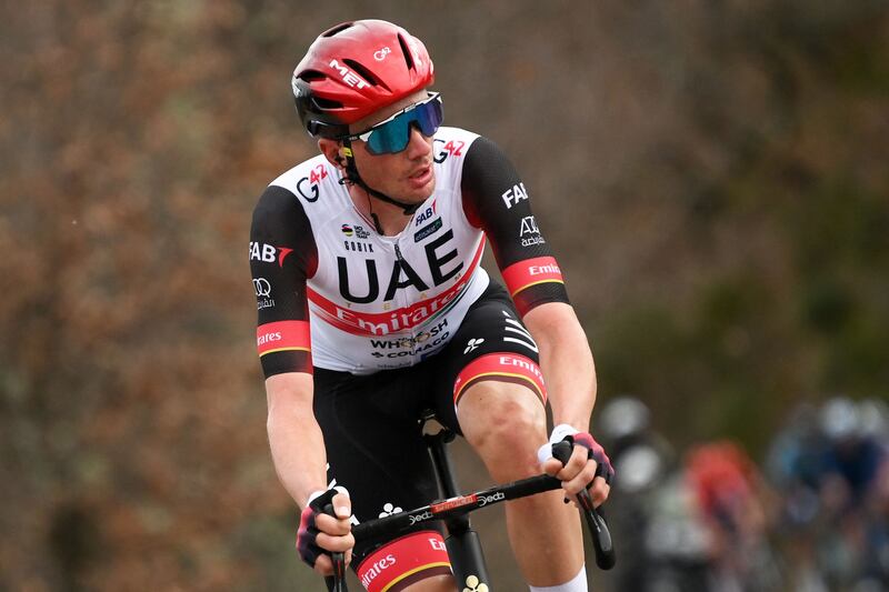 Brandon McNulty registered his first World Tour stage win at Paris-Nice. AFP