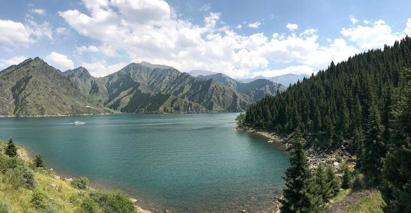 Urumqi,xinjiang province, China,Jul 27, 2017:Tianshan tianchi scenic spot in xinjiang. Getty Images