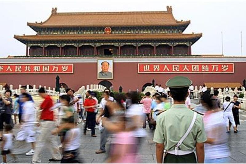 Perhaps most famous for bloody protests that occurred there in 1989, these days Tiananmen Square is a crowded gathering place for tourists.