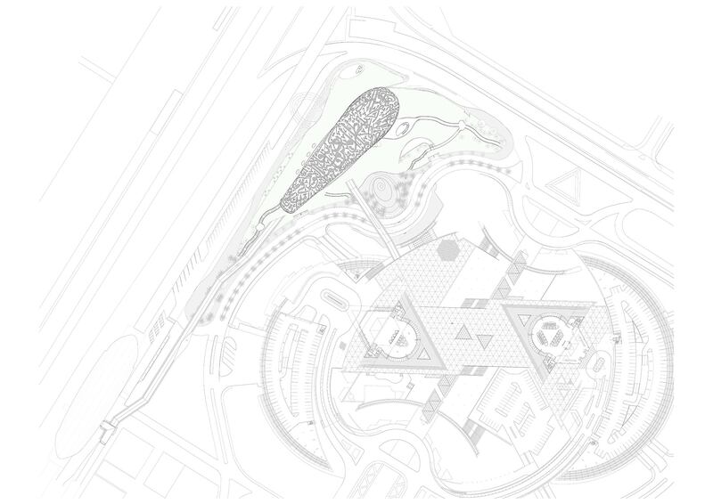 The floorplan diagram of the Museum of the Future. Photo: Killa Design
