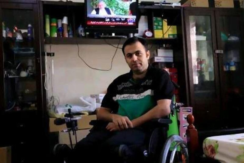 Saeed Abdullah says he can now go out freely without anyone’s help, thanks to his new wheelchair.