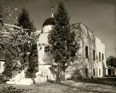 An archival photo of the Mother Mosque of America taken in October, 1950. Courtesy of State Historical Society of Iowa