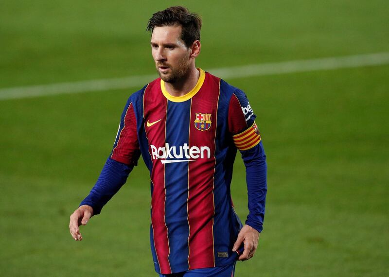 Soccer Football - La Liga Santander - FC Barcelona v Real Betis - Camp Nou, Barcelona, Spain - November 7, 2020 Barcelona's Lionel Messi during the match REUTERS/Albert Gea