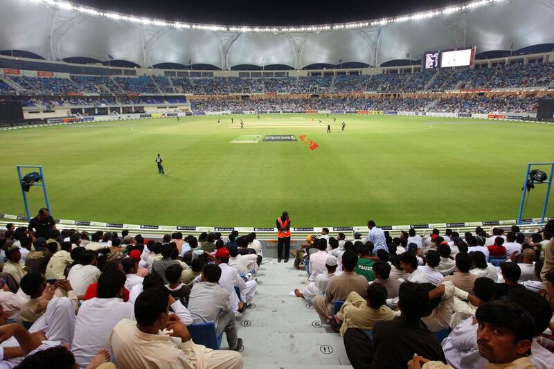 Day-night cricket can be extremely popular with UAE’s expatriate population. Randi Sokoloff / The National