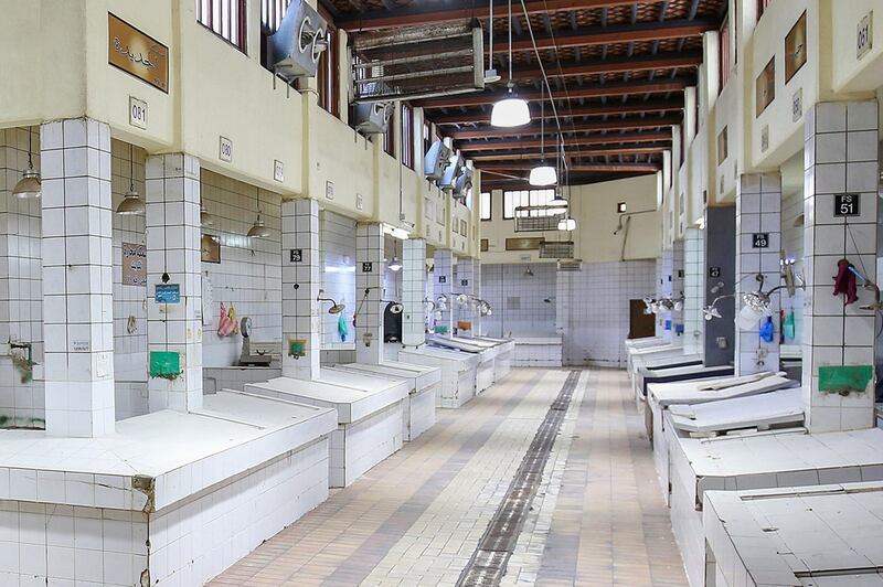 Shops are closed at the Mubarakiya market in Kuwait city during the 20-day nationwide lockdown due to the coronavirus pandemic, on May 11, 2020. AFP