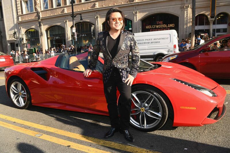 HOLLYWOOD, CA - AUGUST 07: Author Kevin Kwan arrives at Warner Bros. Pictures' "Crazy Rich Asians" Premiere at TCL Chinese Theatre IMAX on August 7, 2018 in Hollywood, California.   Emma McIntyre/Getty Images/AFP
== FOR NEWSPAPERS, INTERNET, TELCOS & TELEVISION USE ONLY ==
