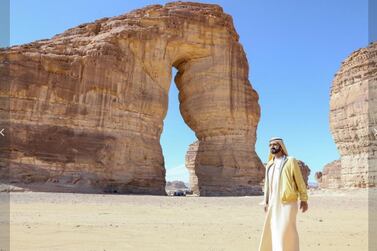 Sheikh Mohammed bin Rashid enjoys a tour of Al-Ula while in the city for a major horse racing event.