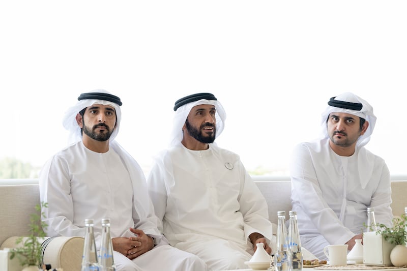 The majlis was attended by Sheikh Hamdan bin Mohammed, Crown Prince of Dubai, Sheikh Nahyan bin Zayed, chairman of the board of trustees of the Zayed Charitable and Humanitarian Foundation, and Sheikh Maktoum bin Mohammed, First Deputy Ruler of Dubai and Minister of Finance