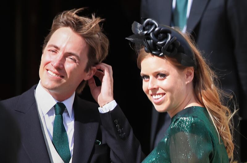 Princess Beatrice and her husband Edoardo Mapelli Mozzi welcomed a daughter last month. PA