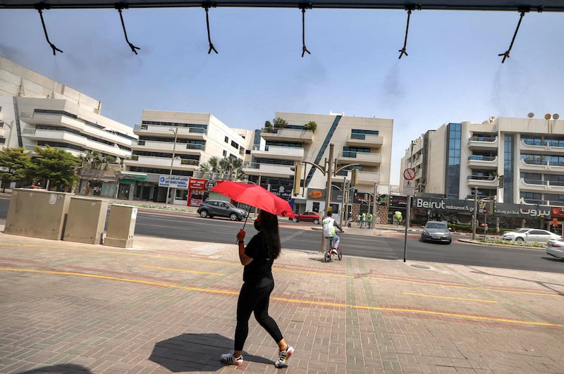 UAE residents can expect a hot day in many areas on Friday. AFP