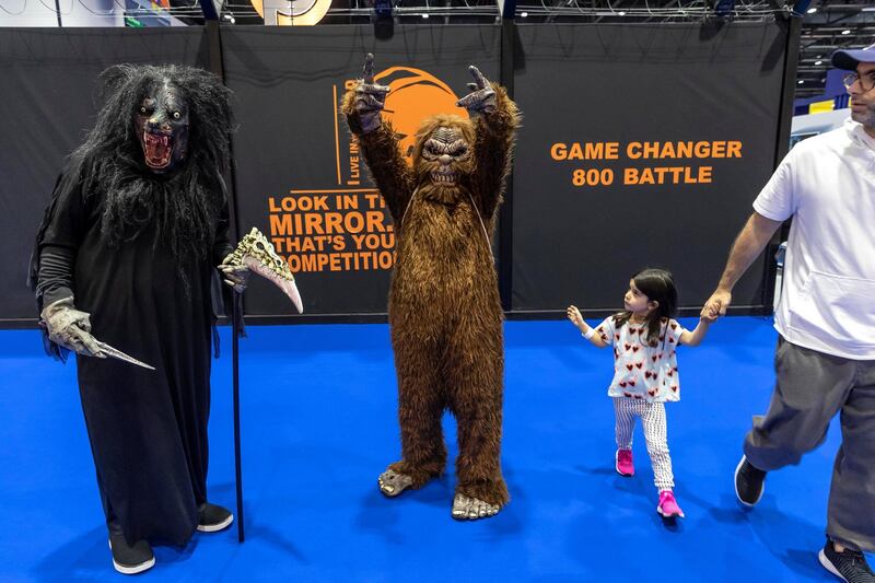 DUBAI, UNITED ARAB EMIRATES. 13 APRIL 2019. MEFCC 2019 at the Dubai World Trade Center. General view of Comic Con held in Dubai. (Photo: Antonie Robertson/The National) Journalist: Chris Newbold. Section: National.