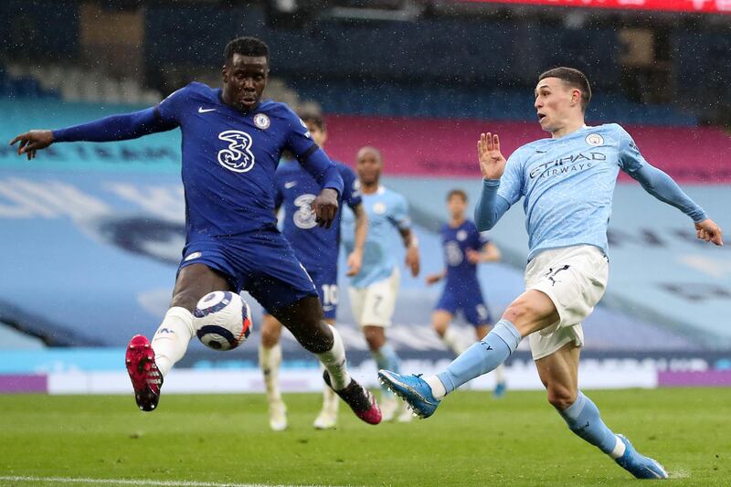 Kurt Zouma (45’+3) – 7. Loves a last-ditch tackle does Zouma. His one at the Etihad was a masterpiece, although he might be considered lucky for not giving away a penalty for a clumsy looking challenge on Sterling. Getty Images