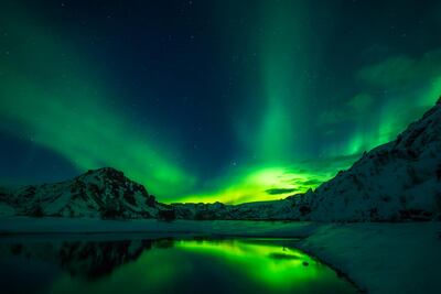 Spot Aurora Borealis on a winter themed trip private jet holiday. Courtesy fshoq.com