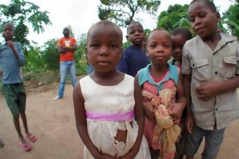 Children in Gaza province, Mozambique, where more than 25 per cent of the adult population is living with HIV/Aids. Courtesy of Tracy Certo
