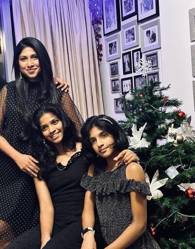 Indian mother Anjali Menon says her daughters, Neha,16 and Shreya,11, are encouraged to have a smoothie or banana and not energy drinks