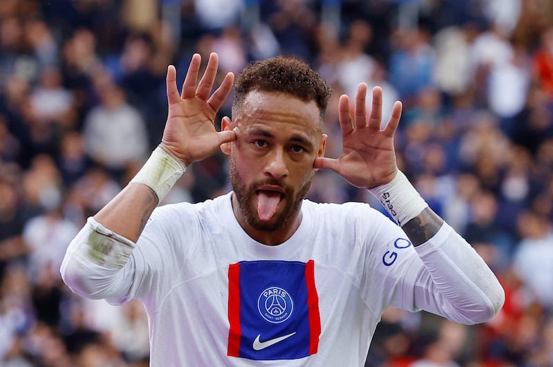 =9) Neymar (Paris Saint-Germain) 18 goals in 21 games. Minutes per goal: 96. Reuters