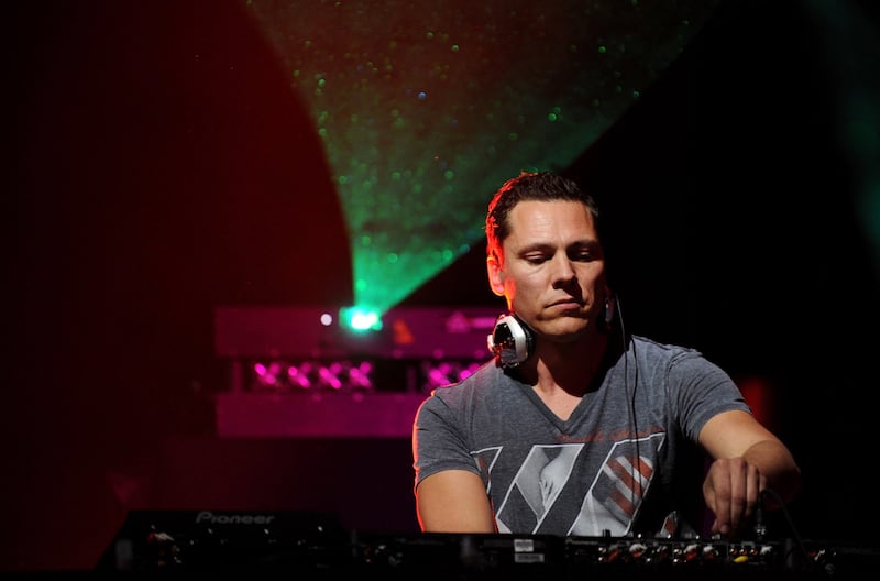 DJ Tiesto will perform on the Jubilee Stage at 11.45pm. Getty Images / AFP
