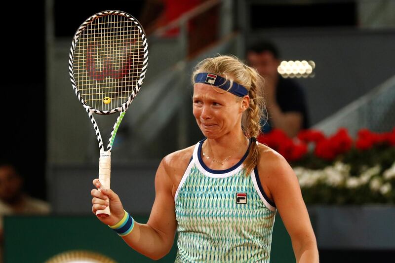 Kiki Bertens is looking to go one better then in 2018 when she faces Halep in the women's Madrid final. Reuters