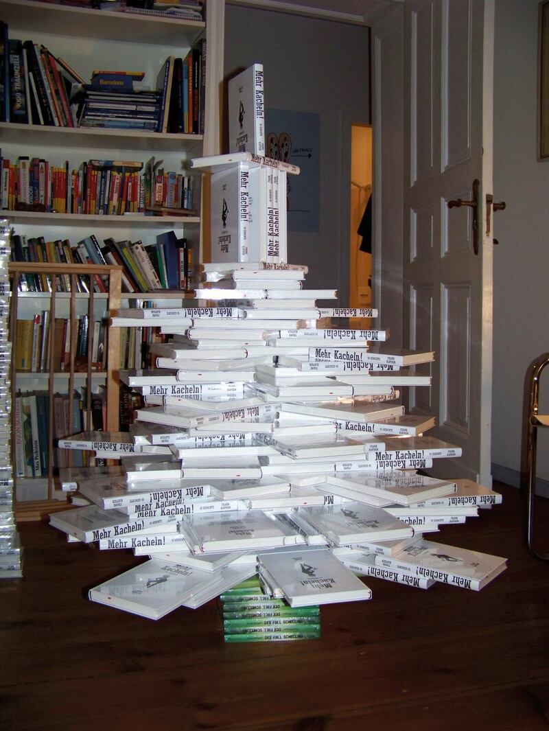 Provided photo of book architecture by Frank Klotgen 

photo shows a Christmas Tree 

Courtey Frank Klotgen
