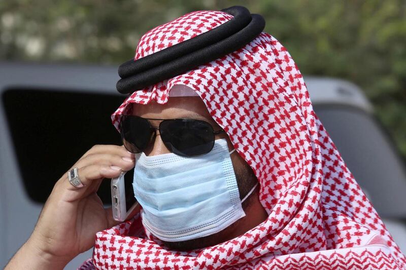 Saudi Arabia has a shortage of qualified physicians. Above, a man wears a mask as a precaution after an outbreak of the Mers virus in Saudi Arabia in May of this year. Mohamed Alhwaity / Reuters
