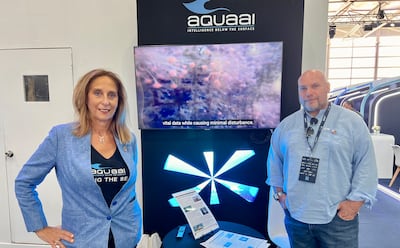 Aquaai co-founders Liane Thompson and Simeon Pieterkoski recently opened a branch of the climate-tech company in the UAE.