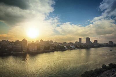The Nile in Cairo, Egypt's capital. Courtesy Marriott