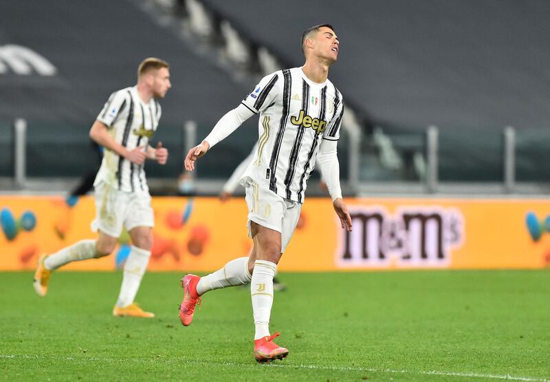 Juventus' Cristiano Ronaldo in action. Reuters