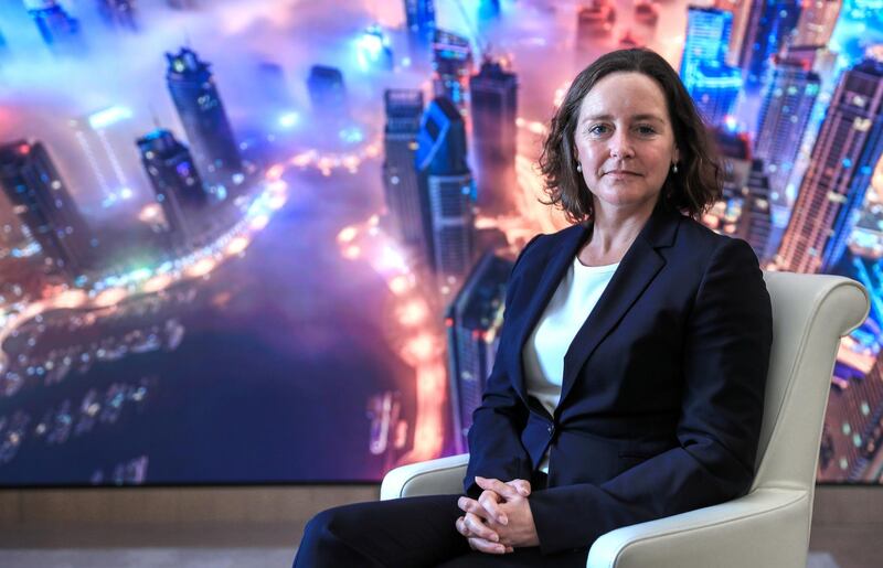 Dubai, U.A.E., January 30, 2019.  
Leonie Schreve, Head of sustainable finance at ING.
Victor Besa / The National
Section:  BZ
Reporter:  Nada El Sawy