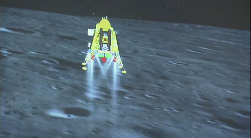 Chandrayaan-3 landed successfully, with Indian Prime Minister Narendra Modi calling it a 'historic day'. AFP