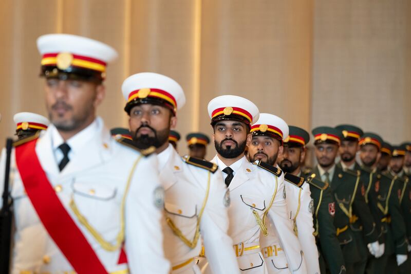 The UAE Armed Forces Honour Guard. Abdulla Al Bedwawi / Presidential Court