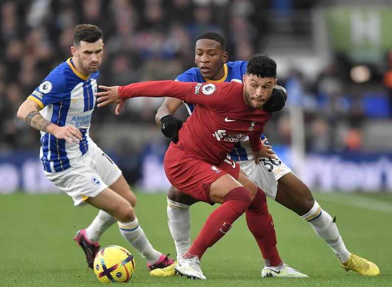 Alex Oxlade-Chamberlain 5 - A poor header in the second half could have been the turning point, but couldn’t get the right connection. EPA