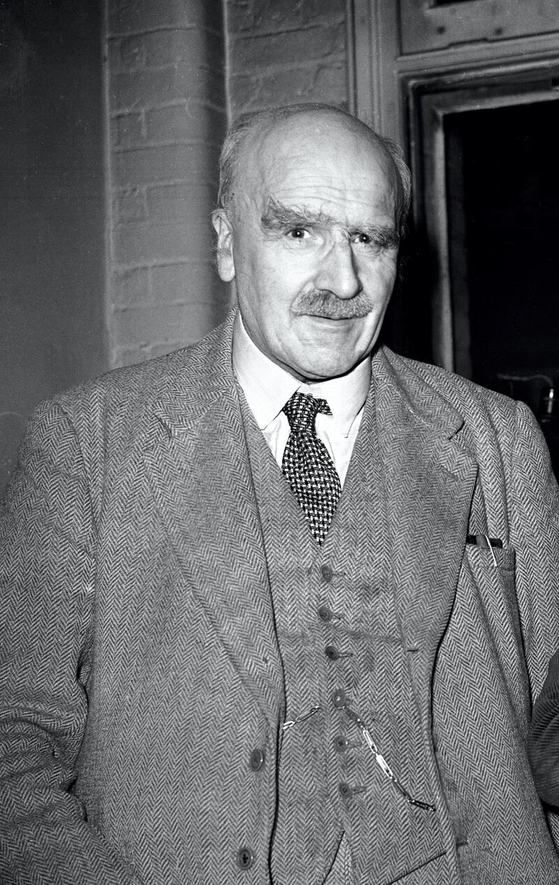 Scientist and author JBS Haldane. 6th November 1956. (Photo by Mirrorpix/Mirrorpix via Getty Images)