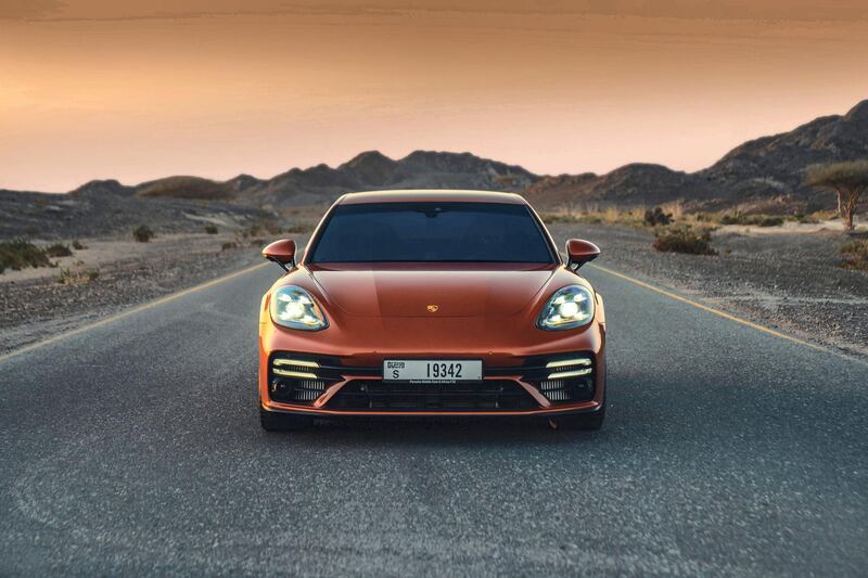 Looks-wise, the Porsche Panamera Turbo S has a new front fascia