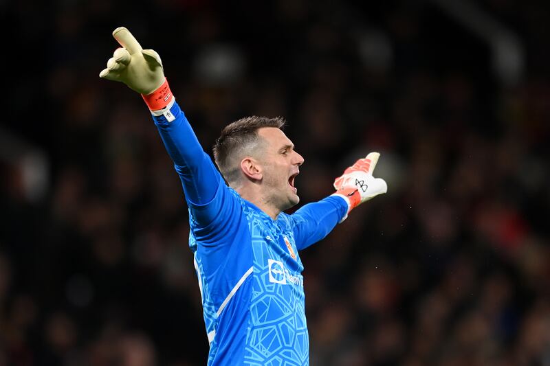 MANCHESTER UNITED RATINGS: Tom Heaton – 7. A rare, but deserved, start. Saved well from Johnson on 33 and Danilo later on. Clean sheet again. Valued member of Ten Hag’s squad. A positive energy giver in the dressing room, rather than taker. 
Getty