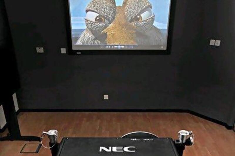 NEC Display Solutions will be launching a cheaper digital projector in the UAE in November. Jeff Topping / The National