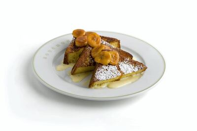 French toast at Bouchon Bakery.